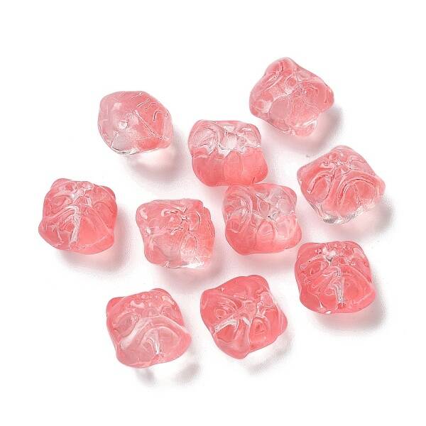 Baking Painted Transparent Glass Beads