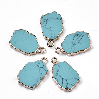 Synthetic Turquoise Pendants