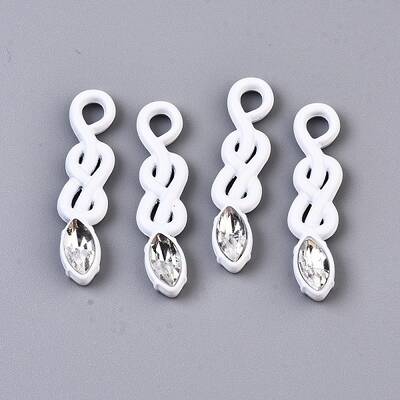 Spray Painted Alloy Pendants