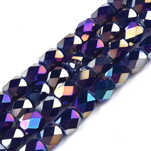Electroplate Glass Beads Strands