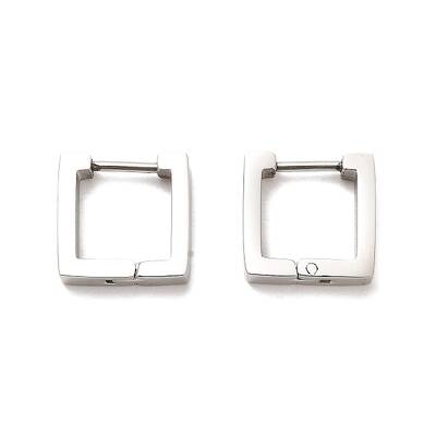 202 Stainless Steel Hoop Earrings