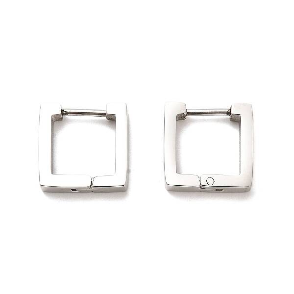 202 Stainless Steel Hoop Earrings