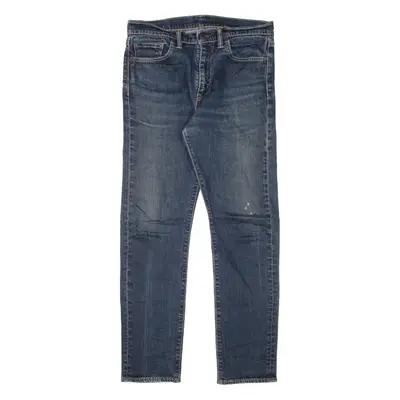 LEVI'S 522 Mens Jeans Blue Slim Tapered Stone Wash W30 L32