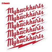 My Back Hurts Letter Design Car Stickers, Car Decals for Car Body Bumper Decor, Universal Self-adhesive Sticker for Water Bot...