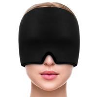 Migraine Headache Relief Cap, Gel lce Head Wrap for Tension and Stress Relief.Suitable for Home breaks, before sleep, office ...