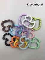 Cute Random Color Mini Climbing Carabiner Keychain, Carabiner for Leash, 2025 New Style Multifunctional Green Pink Keychain w...