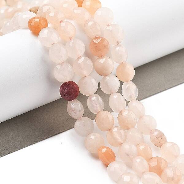 Natural Pink Aventurine Beads Strands