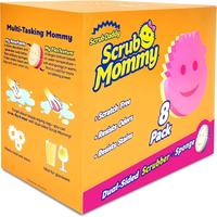 Scrub Mommy Dual Sided Sponge and Scrubber-Scratch Free Sponge for Dishes and Home, Soft in Warm Water, Firm in Cold, Odor Re...