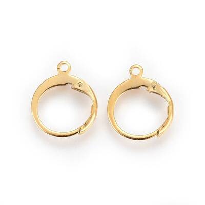 304 Stainless Steel Leverback Earring Findings