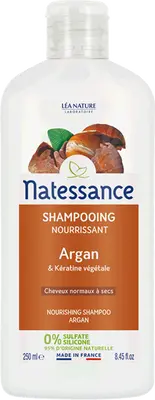Natessance Argan Nourishing Shampoo Bio And Vegetable Keratin 500ml