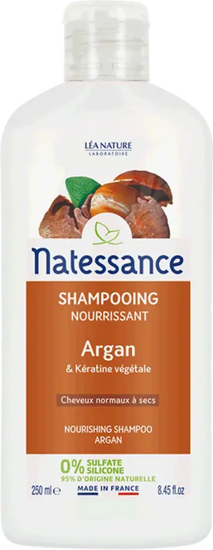 Natessance Argan Nourishing Shampoo Bio And Vegetable Keratin 500ml