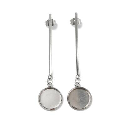 Non-Tarnish 304 Stainless Steel Stud Earring Findings
