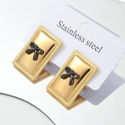 304 Stainless Steel Acrylic Stud Earrings for Women