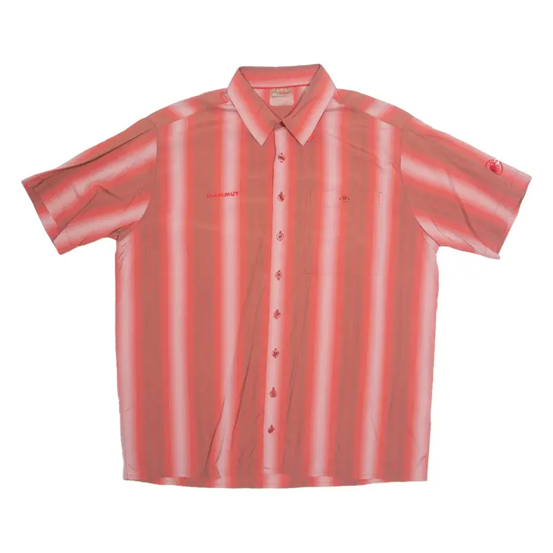 MAMMUT Mens Shirt Red Striped XL
