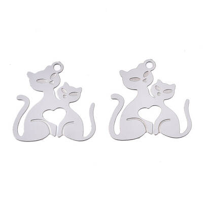 Tarnish Resistant 304 Stainless Steel Filigree Pendants