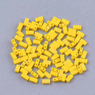 2-Hole Opaque Glass Seed Beads