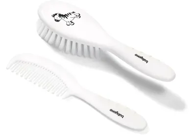Babyono Hair Brush White 2 Pcs