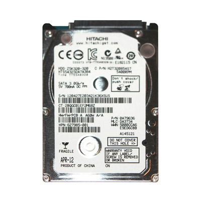 627985-001 HP 320GB 5400RPM SATA 3Gb/s 8MB Cache 2.5-inch Hard Drive