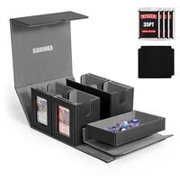 Outdoorfun 5-in-1 960+ Card TCG Deck Box with Commander Display Window – Detachable Trading Card Storage Case with Dividers...