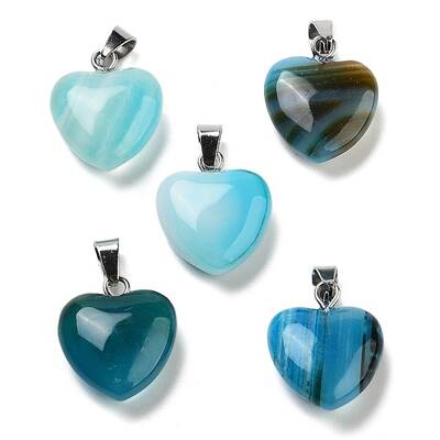 Natural Banded Agate Charms