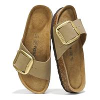 Mykonos Women's Leather Sandals Project Cloud - Genuine Suede Insole, Natural Cork Footbed, Versatile Style, Lightweight Desi...