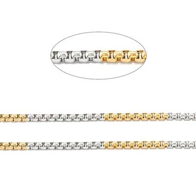 Ion Plating(IP) 304 Stainless Steel Box Chains
