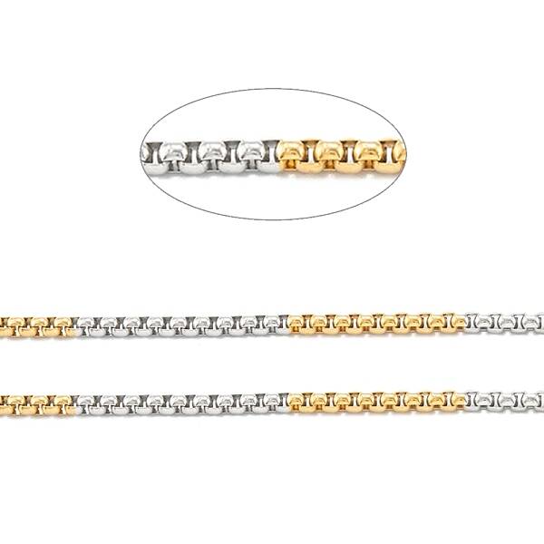 Ion Plating(IP) 304 Stainless Steel Box Chains