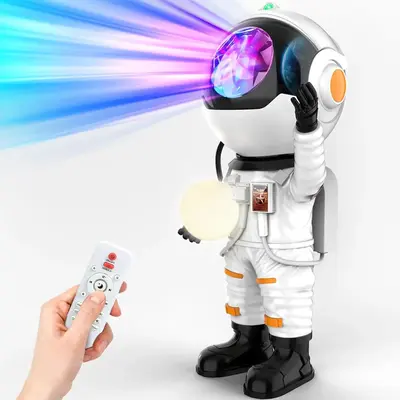 【Giftideal】Astronaut Galaxy Projector,Star Projector Light with Remote Control for Kids,LED Light for Bedroom,Christmas,B...