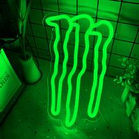 Monster Energy Drink Led Neon Lights for Bedroom Led Business Signs Suitable for Bedroom Man Cave Christmas Best Gift