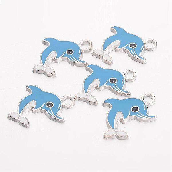 Alloy Enamel Pendants