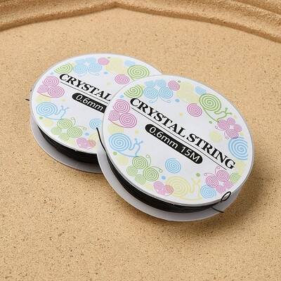 Round Elastic Crystal Thread