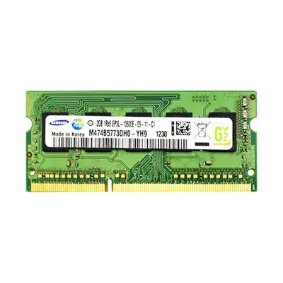 Samsung M474B5773DH0-YH9 | 2GB DDR3-1333MHz PC3-10600 ECC Unbuffered SODIMM CL9 2Rx8 1.35V 204-Pin Memory Module