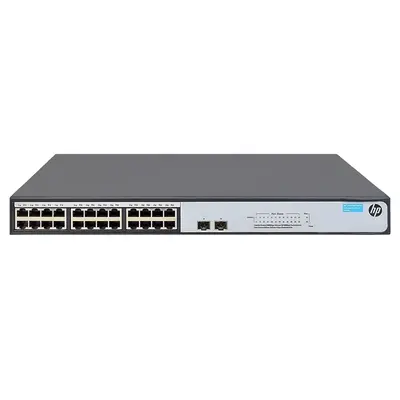 HP JH018A#B2C | OfficeConnect 1420 Series 1420-24G-2SFP+ 10G Uplink 24 x 10/100/1000Base-T RJ-45 and 2 x 10GbE SFP+ Ports Lay...