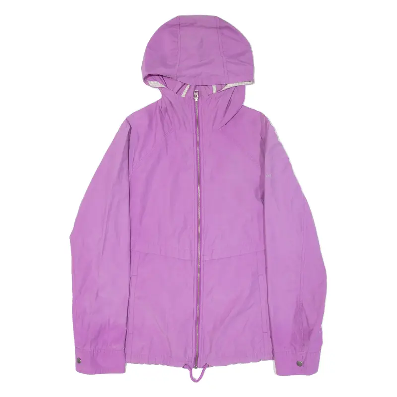 COLUMBIA Womens Jacket Purple Hooded L