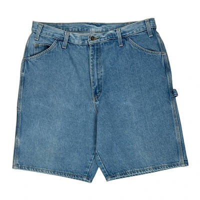 Dickies Denim Shorts - 36W 9L Blue Denim