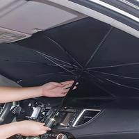 Foldable Car Windshield Sunshade Umbrella, Heat Insulation Front Windshield Protector, Car Interior Windshield Protective Umb...