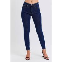 Judy Blue Full Size Mid Rise Tummy Control Classic Skinny Jeans Plus Size Comfort Fit