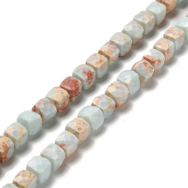 Synthetic Shoushan Stone Beads Strands