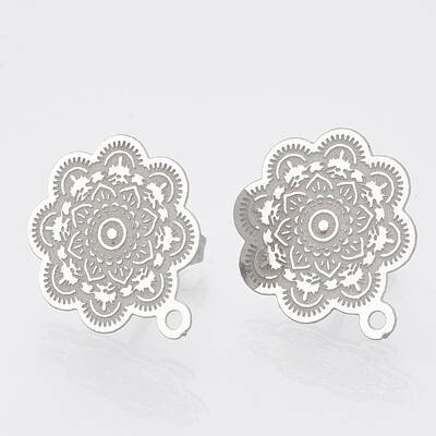 Non-Tarnish 304 Stainless Steel Stud Earring Findings