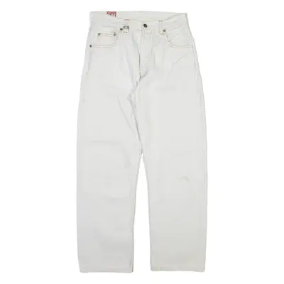 NAF NAF Womens Jeans White Relaxed Straight W27 L27