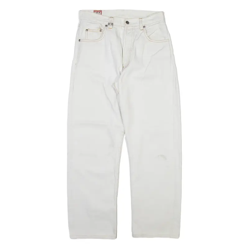 NAF NAF Womens Jeans White Relaxed Straight W27 L27