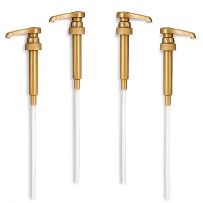 Creamer Pump for Coffee Syrup Bottle - 4 Count Coffee Syrup Pump Dispenser Torani Syrup Pump Peanut Butter Pump Davinci Syrup...