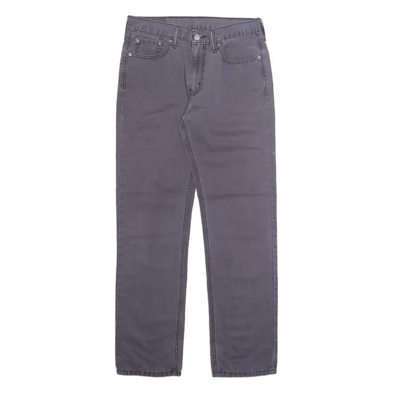 LEVI'S 514 Mens Trousers Purple Regular Straight W30 L32