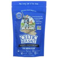 CELTIC Sea Salt Light Grey Pouch 8.0 OZ - Macrobiotic, Vegan, Raw, Kosher, Gluten-Free - Flavor