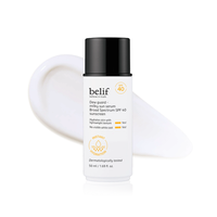 [belif Official] Milky Niacinamide Sunscreen SPF 40 – Lightweight & Invisible Sun Serum for Face with 7 Types of Hyaluronic...