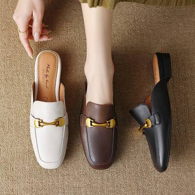 CHIKO Jeanelle Square Toe Block Heels Clogs/Mules Shoes