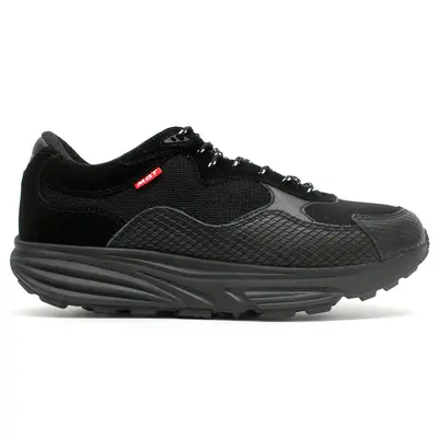 MBT Narita Leather Textile Men's Outdoor Shoes - Black Black - Size:US 9 Men