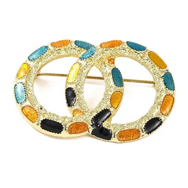 Golden Plated Alloy Brooches