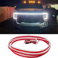 Car Hood Light Strip, Dynamic Scan Start Up LED Car Hood Light Strip, Waterproof Flexible Car Light Strip, Universal Car Acce...