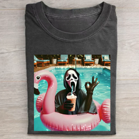 Vintage Halloween Graphic T-shirt, Ghost Face Ok Tee, Horror Movie Shirt, Horror Character, Funny Halloween Shirt, Unisex T-S...